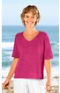 Leinen-Mix-Pullover 