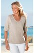 Leinen-Mix-Pullover 