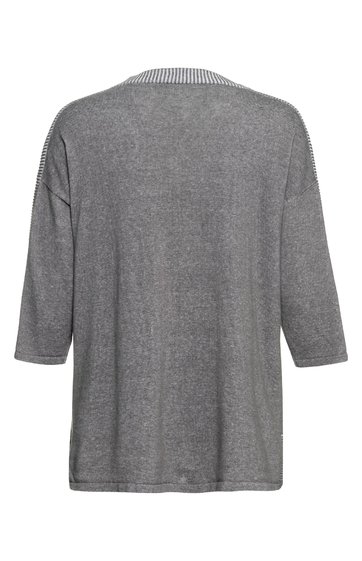 Leinen-Mix-Pullover
