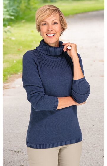 Baumwoll-Mix-Pullover 
