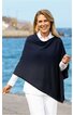 Baumwoll-Mix-Poncho 