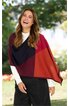 Baumwoll-Mix-Poncho 