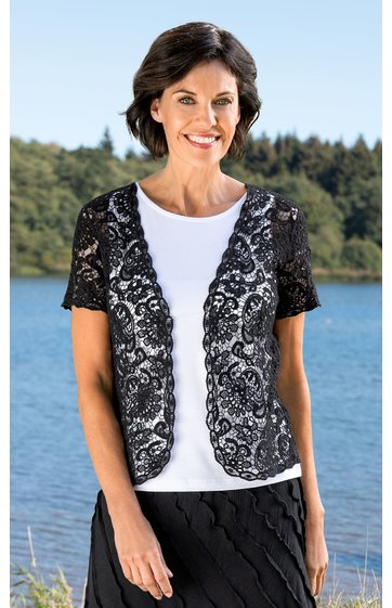 Baumwoll-Strickjacke