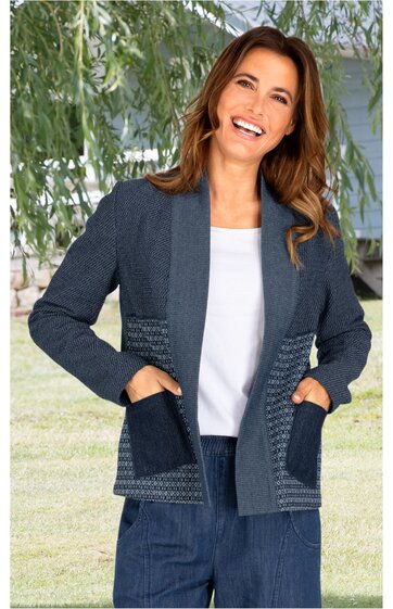 Baumwoll-Mix-Jacke 