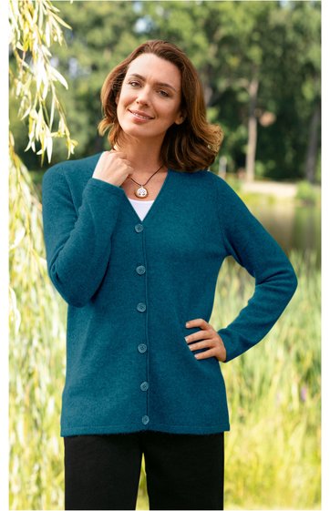 Yak-Mix-Strickjacke 
