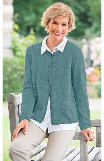Alpaka-Strickjacke 