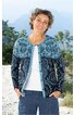 Baumwoll-Mix Strickjacke 