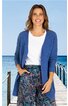 Baumwoll-Strickjacke 