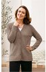 Yak-Mix-Strickjacke 