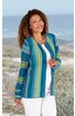 Baumwoll-Strickjacke 