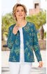 Baumwoll-Strickjacke 