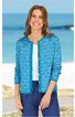 Baumwoll-Strickjacke 