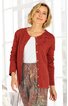 Leinen-Mix Strickjacke 