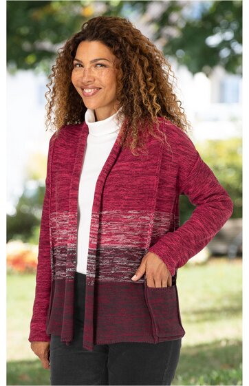 Baumwoll-Strickjacke 