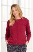 Leinen-Mix-Strickjacke 