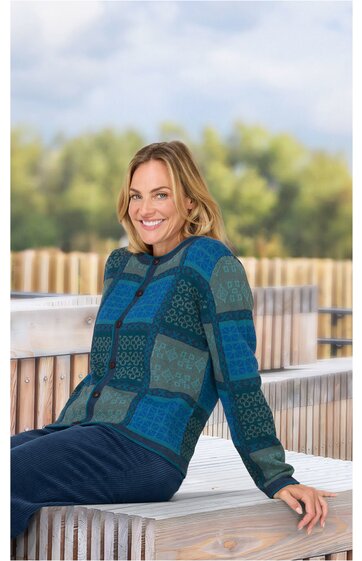 Alpaka-Strickjacke 