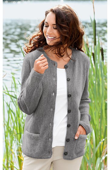 Alpaka-Jacke