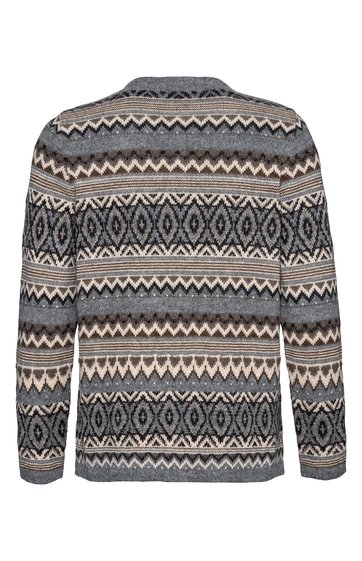 Alpaka-Strickjacke