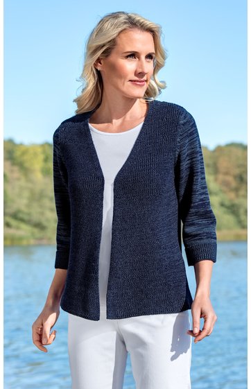 Baumwoll-Strickjacke