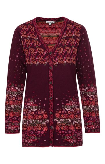 Baumwoll-Strickjacke