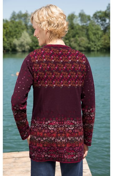 Baumwoll-Strickjacke