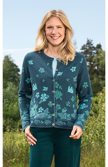Baumwoll-Strickjacke