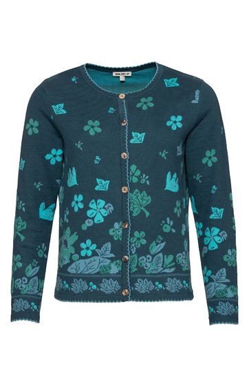 Baumwoll-Strickjacke