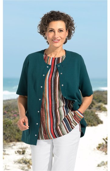 Baumwoll-Jerseyjacke 