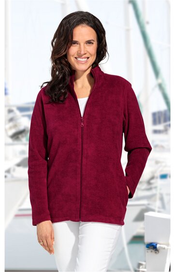 Baumwoll-Fleece-Jacke 