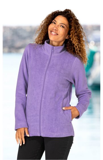 Baumwoll-Fleece-Jacke 