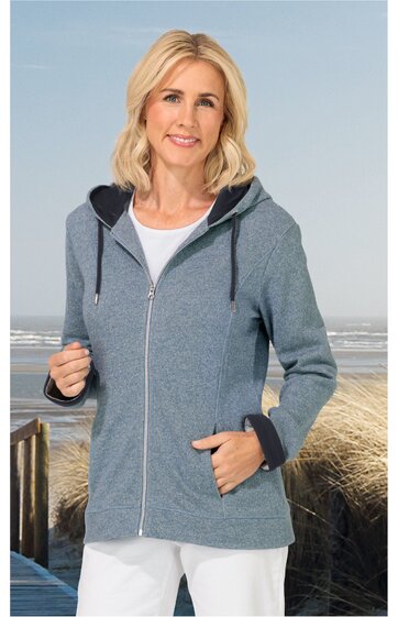 Baumwoll-Fleece-Jacke 