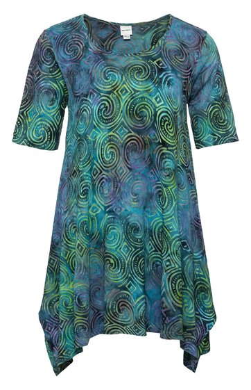 Viskose-Batik-Shirt