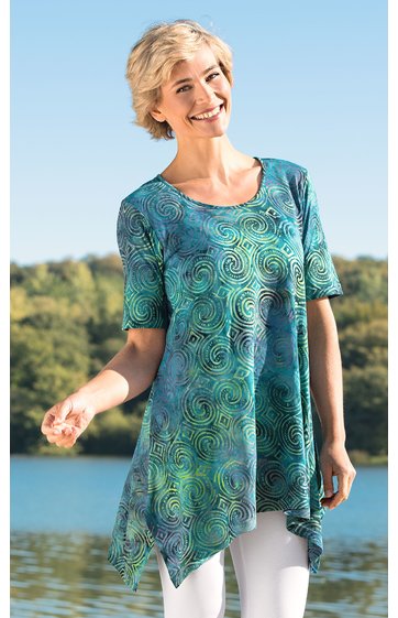Viskose-Batik-Shirt
