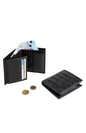 Ledergeldb&ouml;rse schwarz