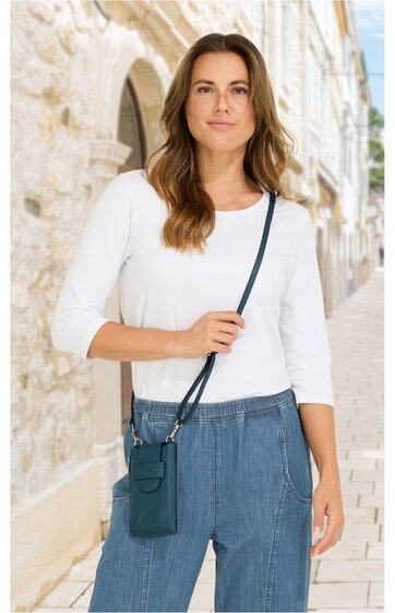 Leder-Handytasche 