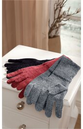 Alpaka-Handschuhe grau