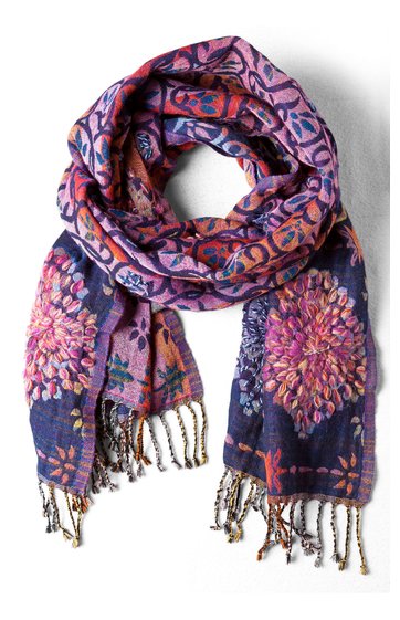 Schal-Jacquard