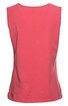 Ärmelloses Tanktop in korallenrot, einfarbig, runder Halsausschnitt, gerade geschnitten