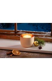 Teelichthalter creme