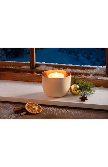 Teelichthalter creme 