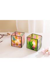 Capiz-Windlicht 2/Set