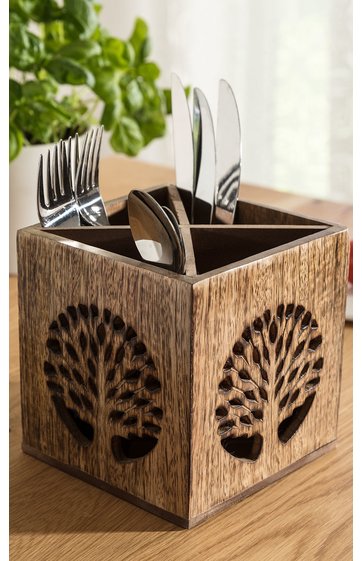 Besteckhalter Holz - 276907 |DW-Shop