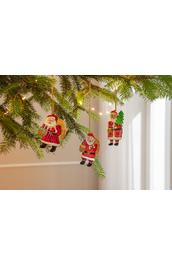 Weihnachtsmannhänger3/set