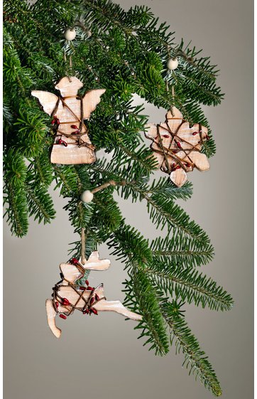 Holz-Weihnachtshänger
