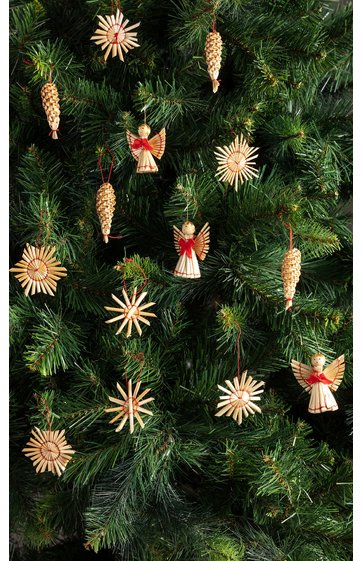 Baumschmuck 34/Set aus Stroh - 277962 | DW-Shop