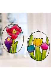 Capiz Fensterbild 2/Set