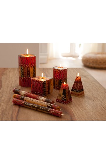 Pyramidenkerze 2er Set