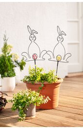 Gartenstecker Hase 2/set