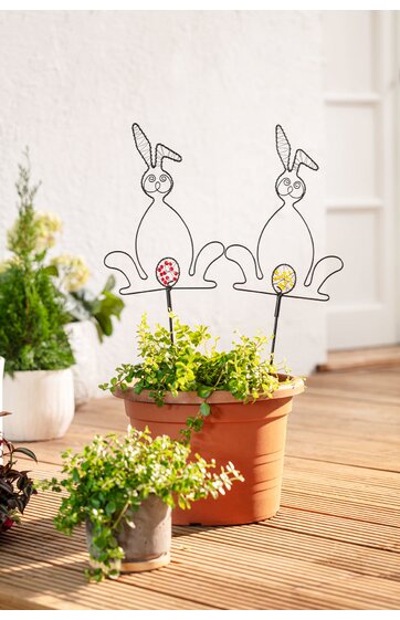 Gartenstecker Hase 2/set 