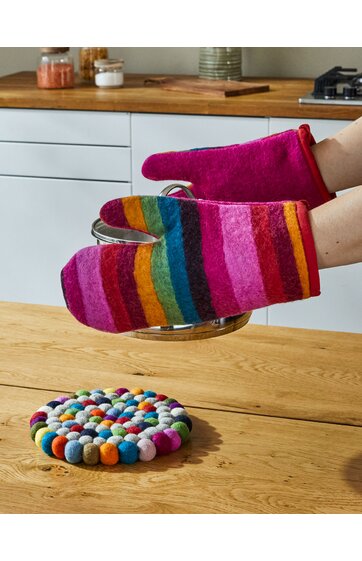 Filz-Topfhandschuhe 2/Set 